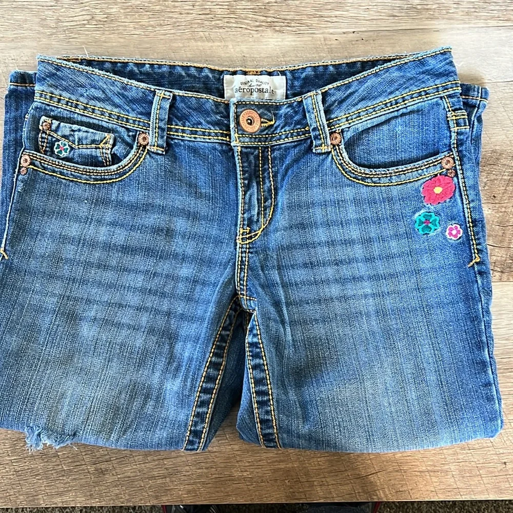 Aeropostale Cropped Jean size 5/6 - Picture 4 of 15